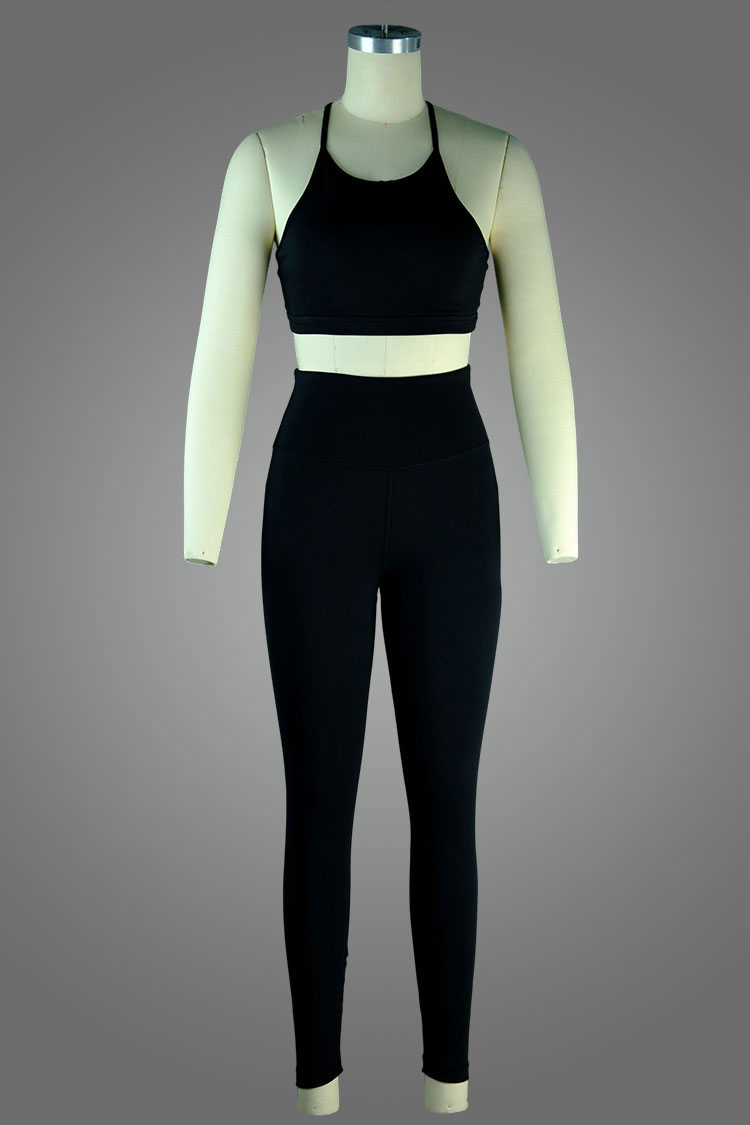  High Neck Keyhole Sports Bra