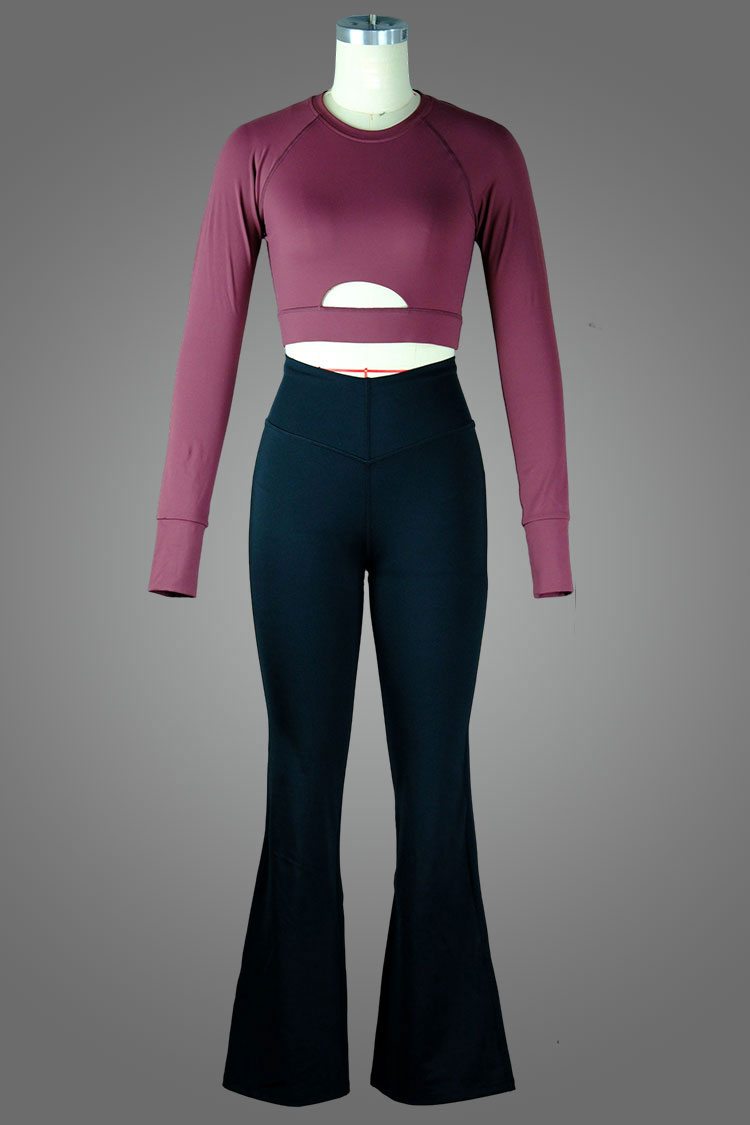 V waist Flared Legging