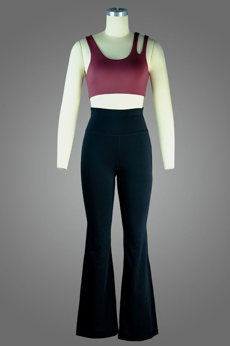 High Waisted Flared Legging -YUGO-L3014