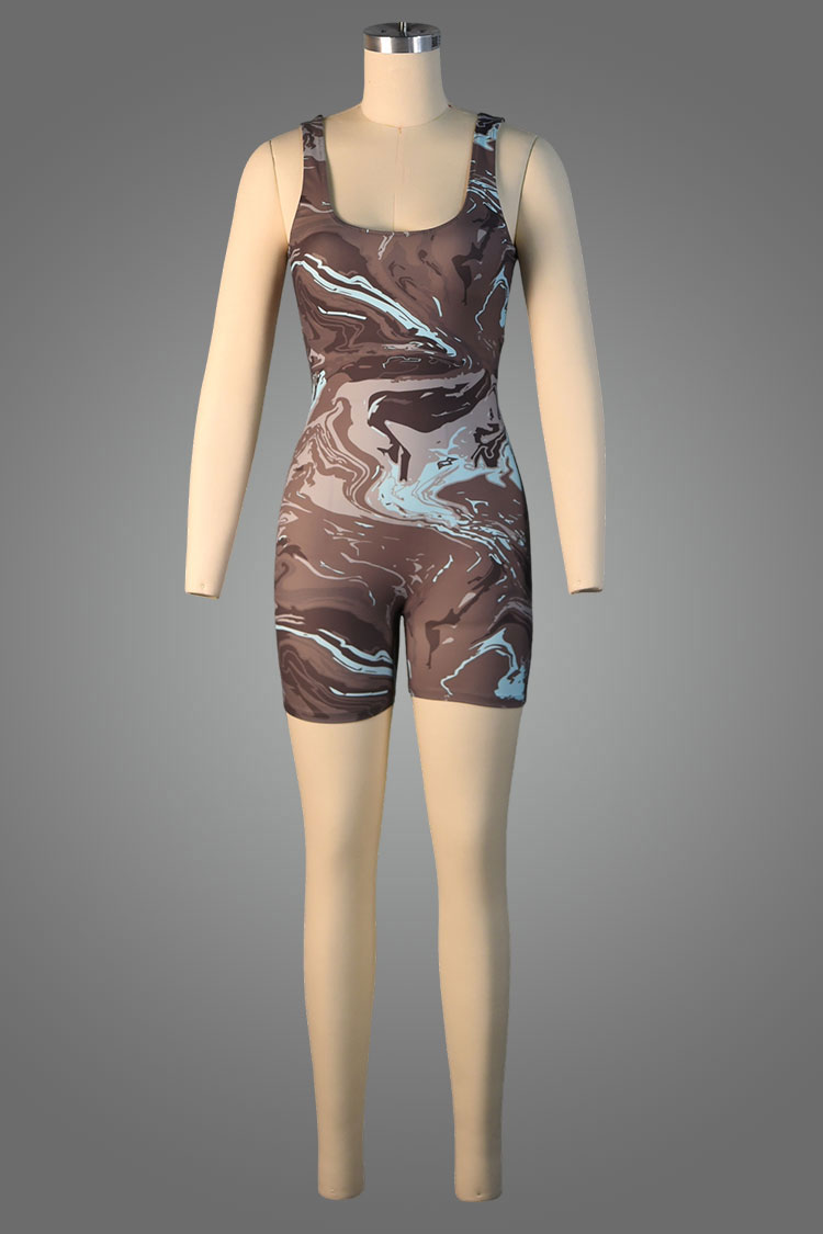 Built-in Support square neck Unitard