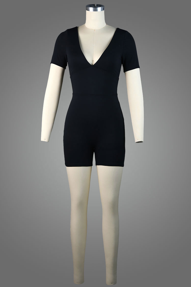 Built In Support V Neck Unitard