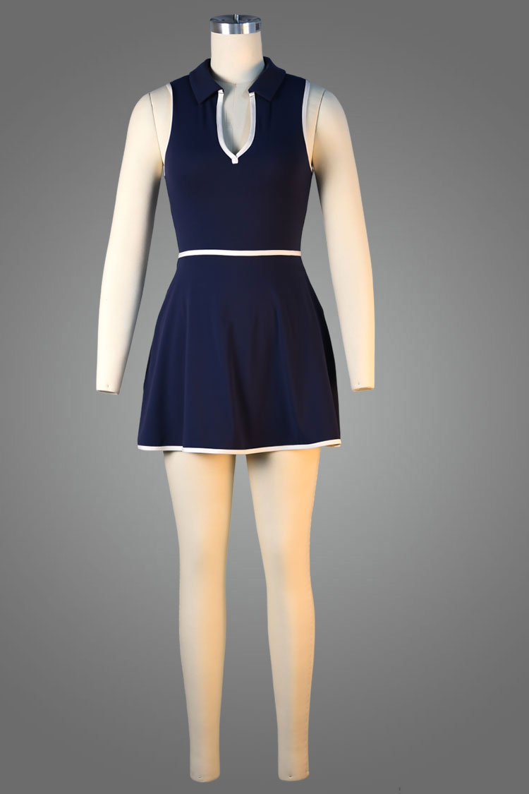 Built-in Support Polo Tennis Dress